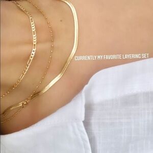 Gold filled unique ball chain Necklace 16” inches